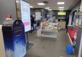 'Buzón mágico' instalado en la oficina de Correos de Azpeitia.