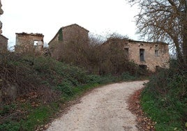 Pueblo de Bárcena de Bureba en la provincia de Burgos.