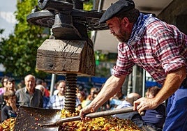 El mes de septiembre quedará plasmado con esta imagen tomada en Astigarraga.