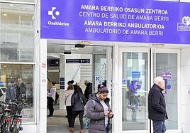 El punto de refuerzo de Amara Berri volverá a abrir los fines de semana y festivos a partir del 11 de enero.