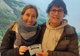 Yoana Gómez, ganadora del sorteo de San Andrés de Zubiaurre Elkartea