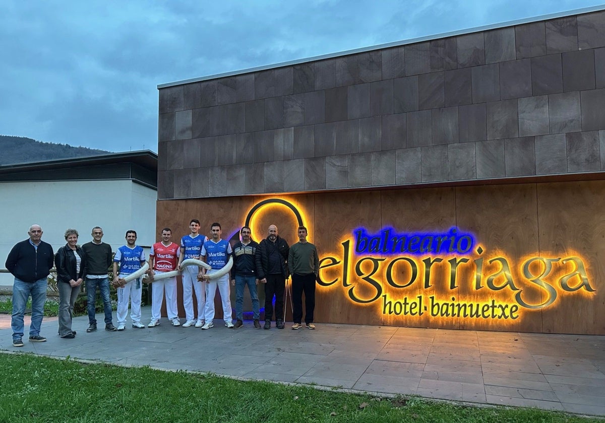 Presentación del torneo en el Balneario de Elgorriaga