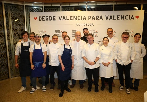 Cena benéfica en solidaridad con Valencia