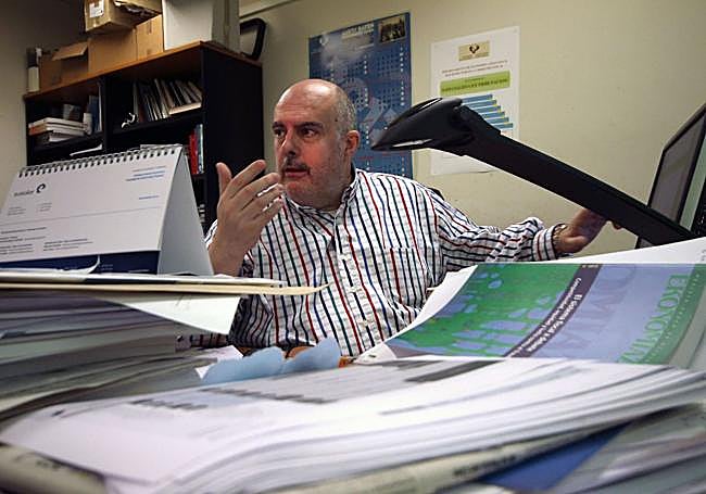 Imagen de archivo de Ignacio Zubiri, en la Facultad de Ciencias Económicas y Empresariales de Sarriko.