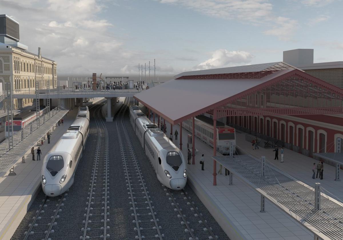 La nueva estación de Atotxa recibirá pasajeros desde enero y estará concluida dentro de un año