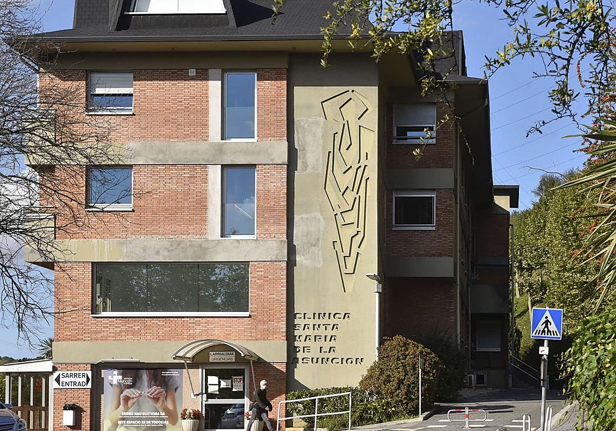 Una imagen del edificio de Asunción Klinika de Tolosa.