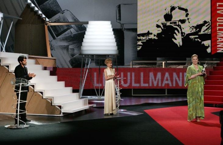 Las visitas de Marisa Paredes al Zinemaldia