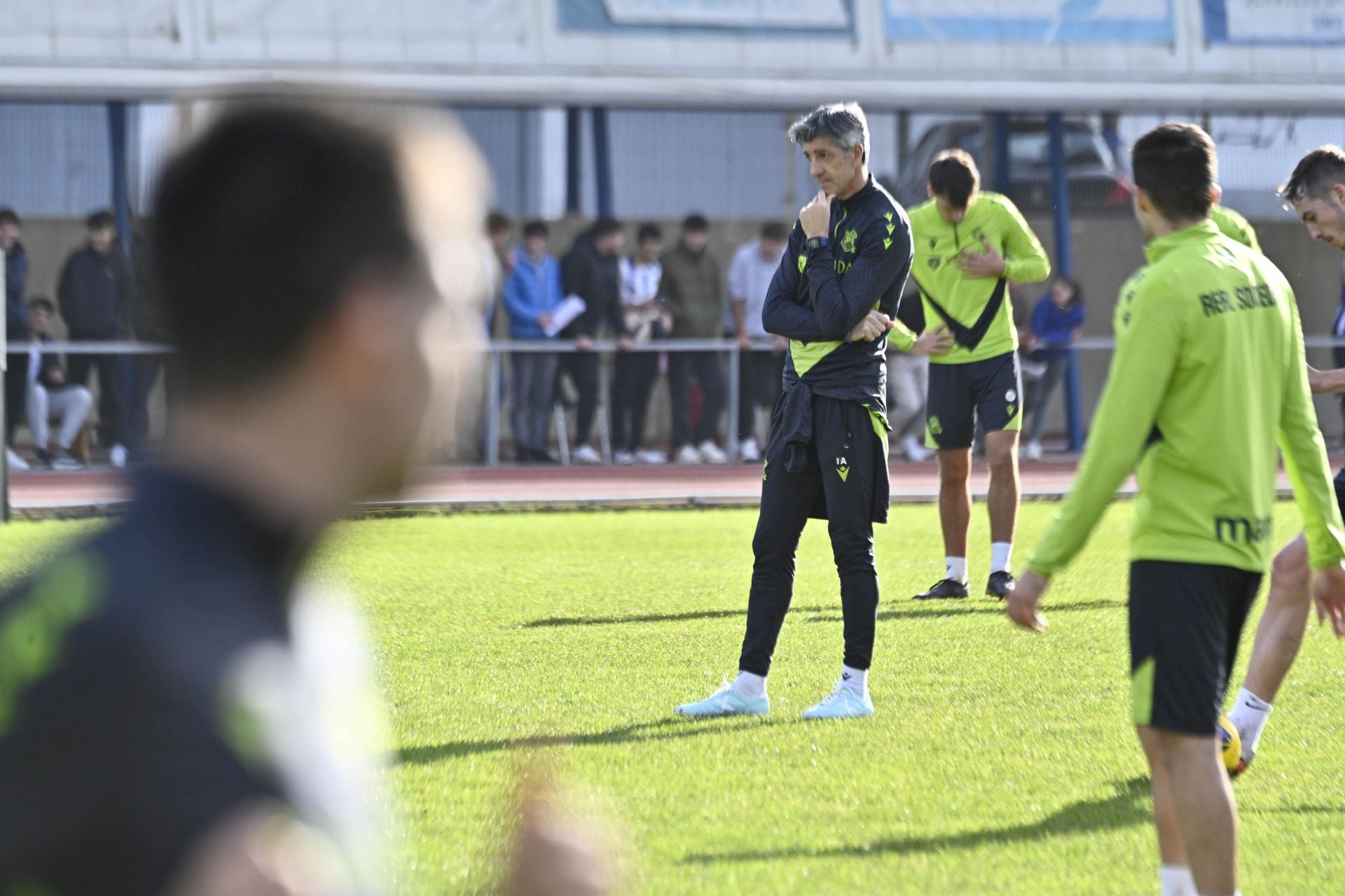 900 jóvenes arropan a la Real en Tolosa