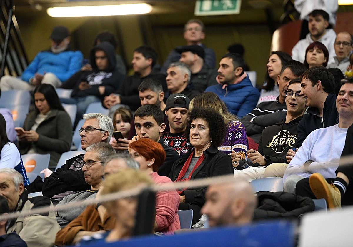 Aficionados del Gipuzkoa Basket, esta temporada en el Amenabar Arena.