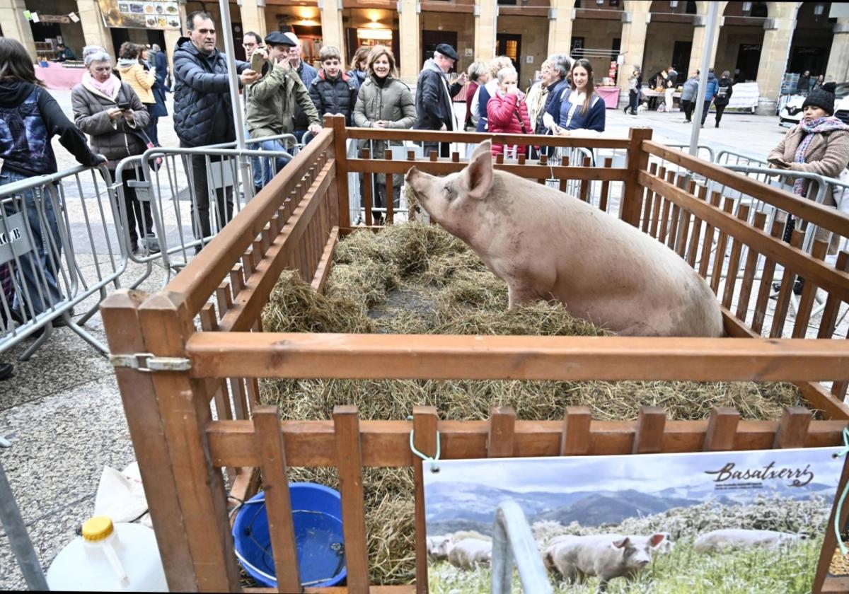 Donostia disfruta de su feria de Santo Tomás