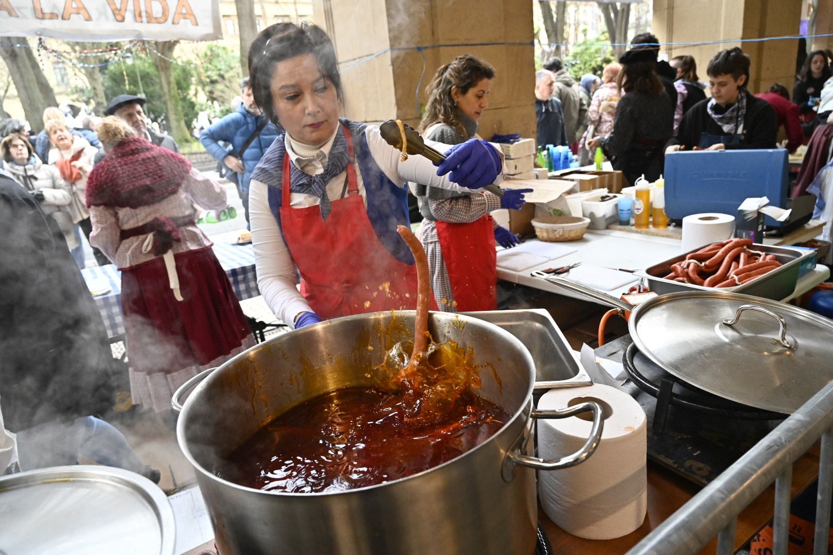 Donostia disfruta de su feria de Santo Tomás