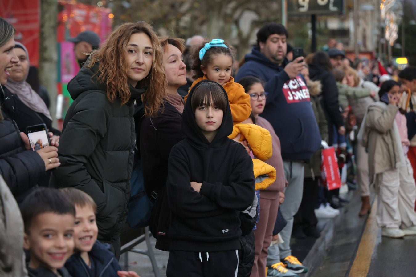 Olentzero visita a los niños de Irun