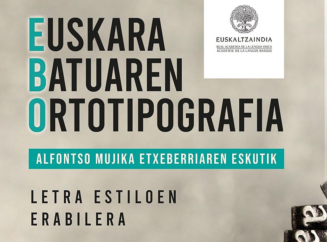 Euskaltzaindiak letra estiloen erabilerari buruzko ikastaroak antolatu ditu