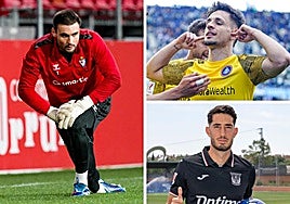 Daniel Fuzato, Iván Gil y Roberto López.