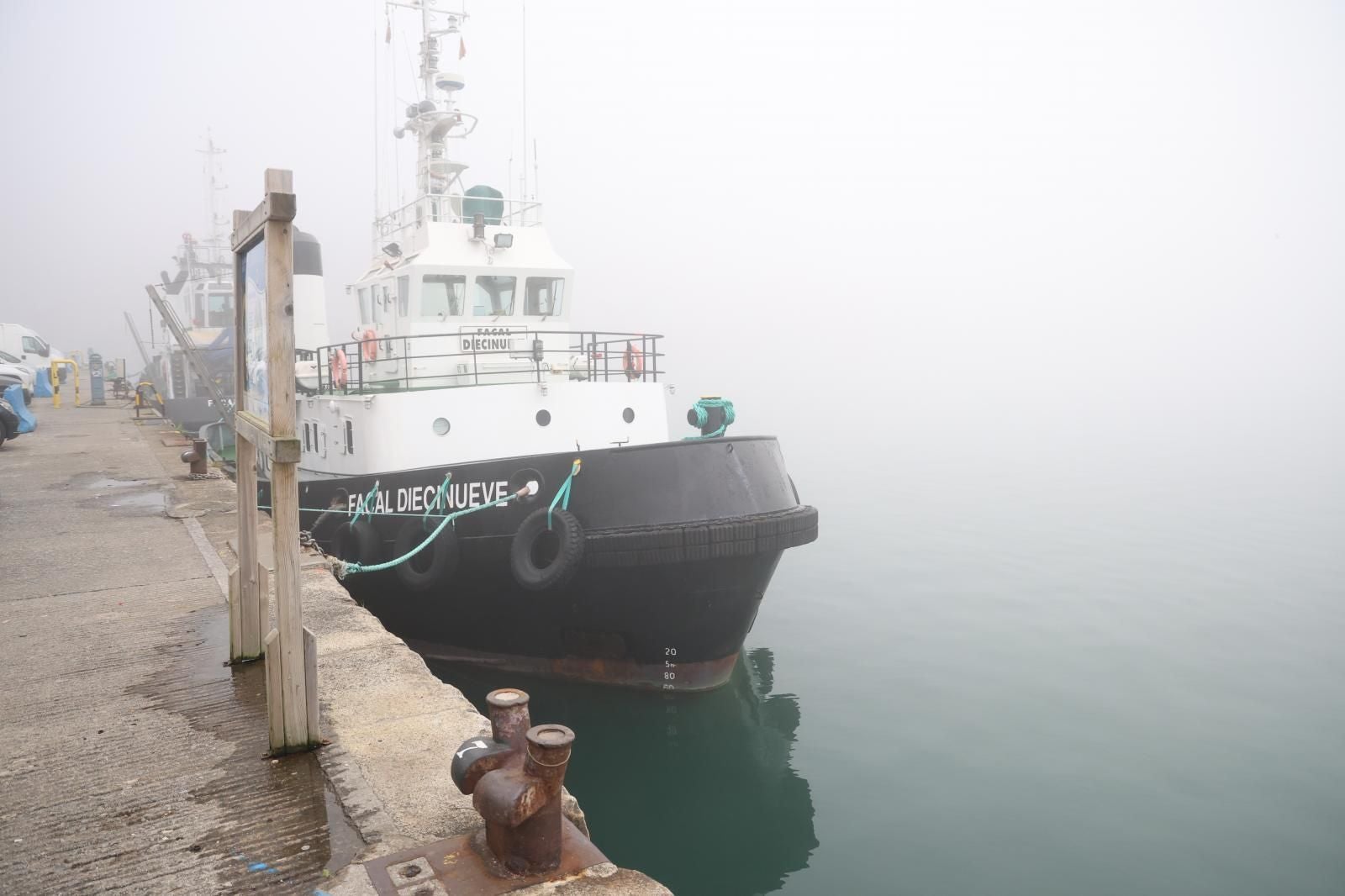 Gipuzkoa amanece bajo una densa niebla