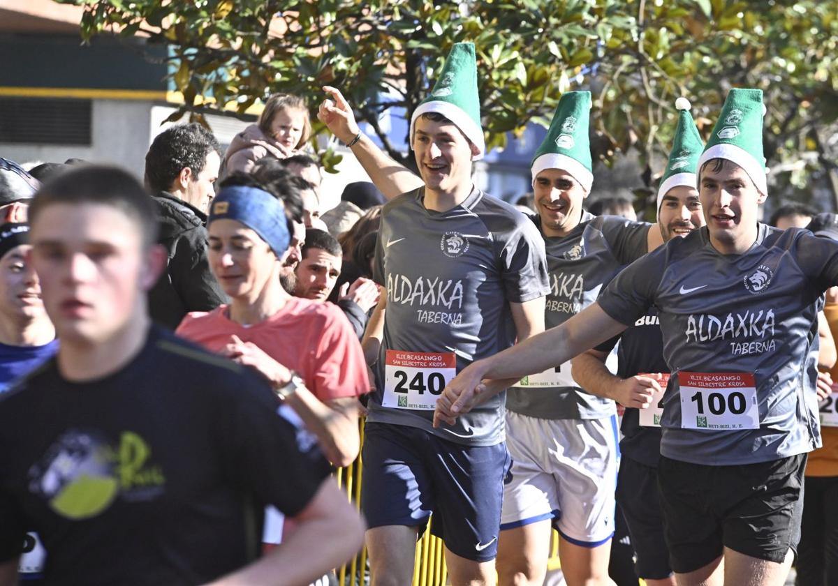 La San Silvestre de Beasain, en imágenes