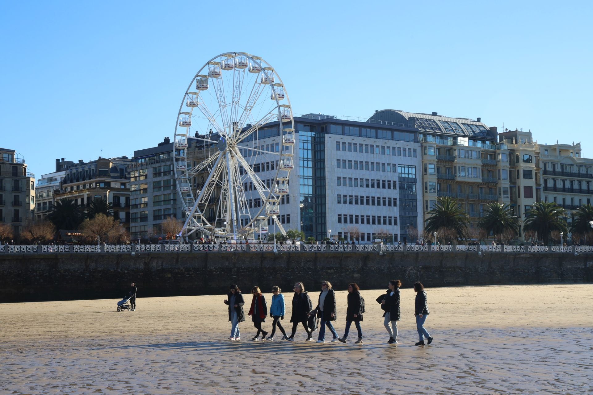 El primer baño del año, en imágenes