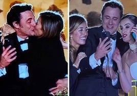 Ion Aramendi y María Amores protagonizan las Campanadas más emotivas: beso y videollamada con sus hijos