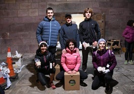 Los ganadores en la carrera de Elizondo.