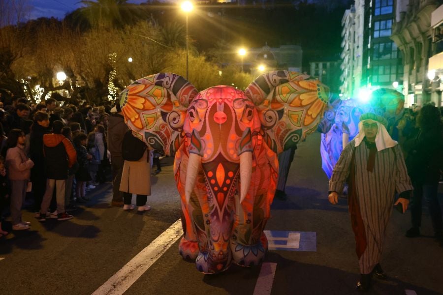 La Cabalgata de Donostia, en imágenes