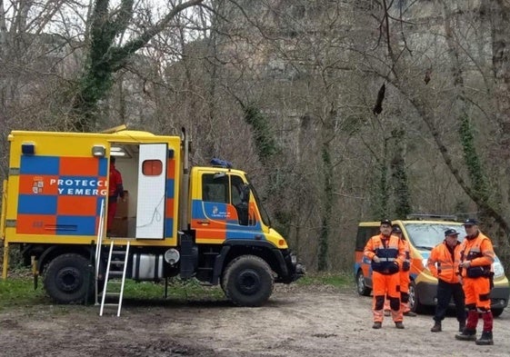 Dispositivo de búsqueda desplegado por la Agencia de Potección Civil y Emergencias.