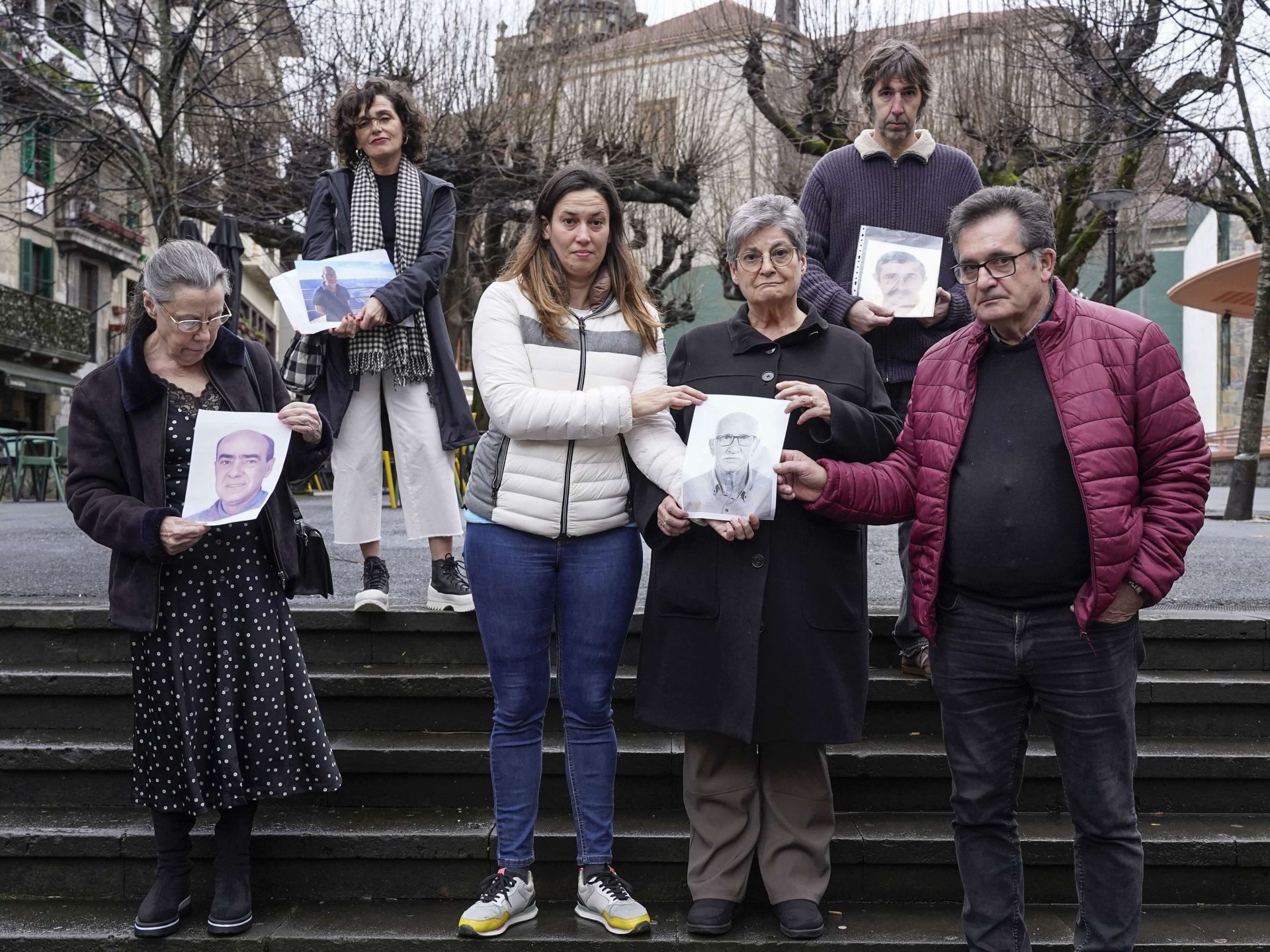 Familias de afectados por amianto, uno de los agentes físicos que más enfermedades ha provocado.