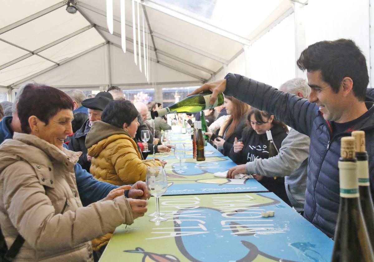 Radiante txakoli eguna en Getaria