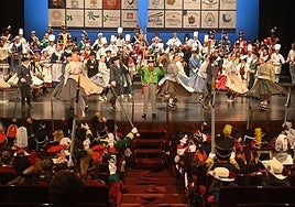 Presentación de los cargos de honor de la Tamborrada Infanfil.