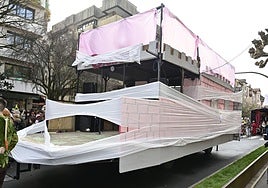 Los representantes de carrozas llevaron a cabo el año pasado una protesta por las normas del Ayuntamiento.