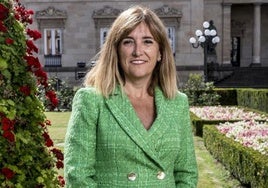 La consejera de Alimentación, Desarrollo Rural y Pesca, Amaia Barredo, en Ajuria Enea.