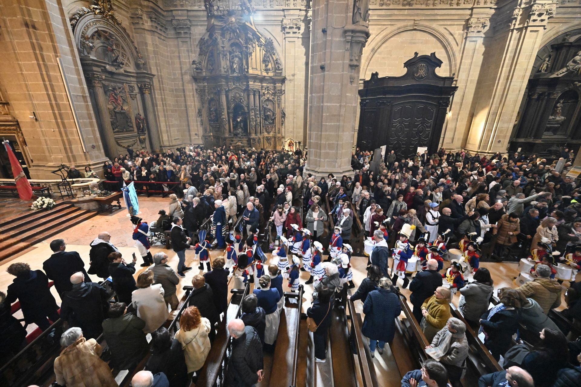 Multitudinaria misa de San Sebastián