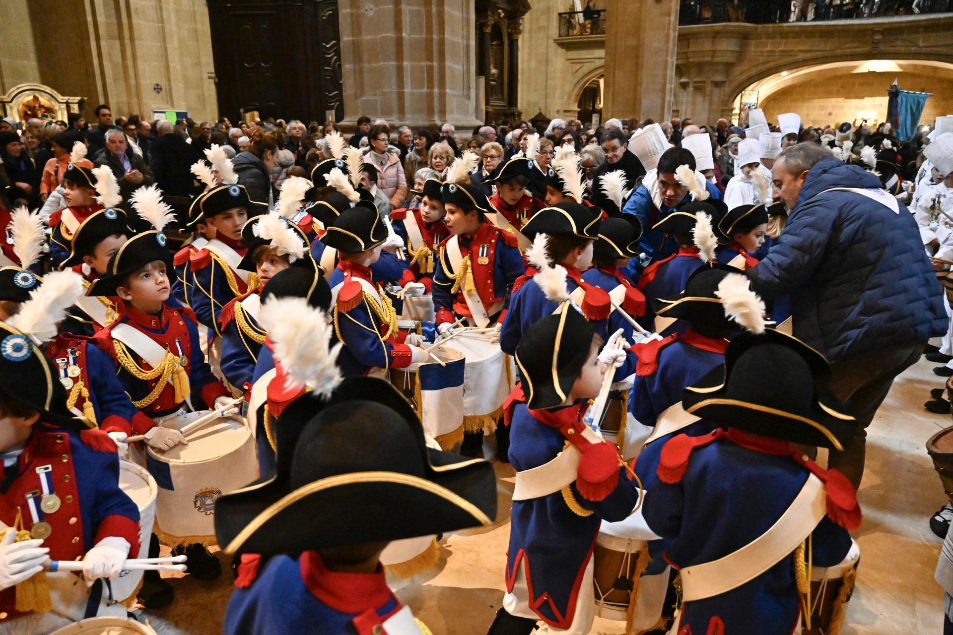 Multitudinaria misa de San Sebastián