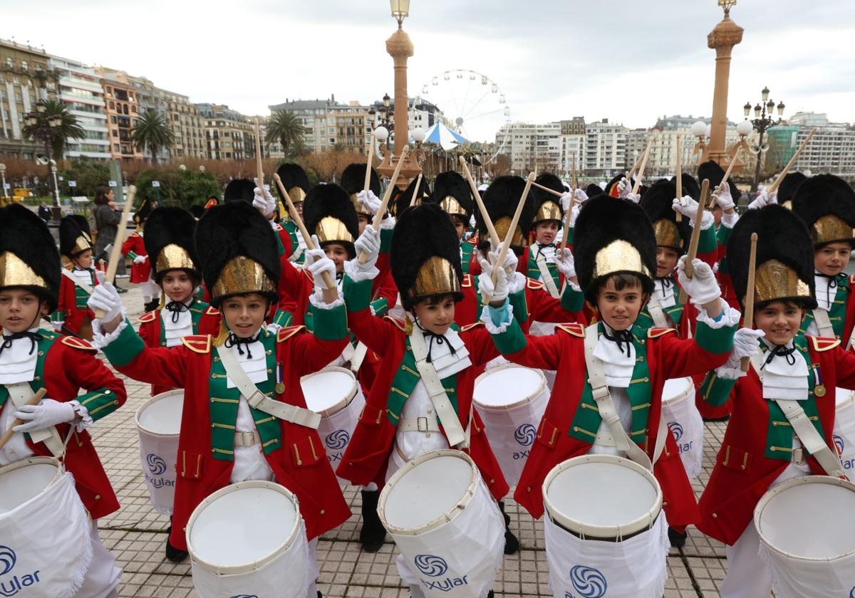 Revive la Tamborrada Infantil de San Sebastián 2025