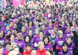 Mujeres participando en una edición anterior de la Lilatón.