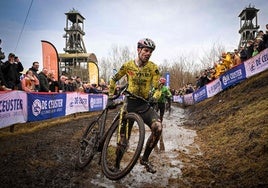 Wout van Aert, en la carrera del sábado.