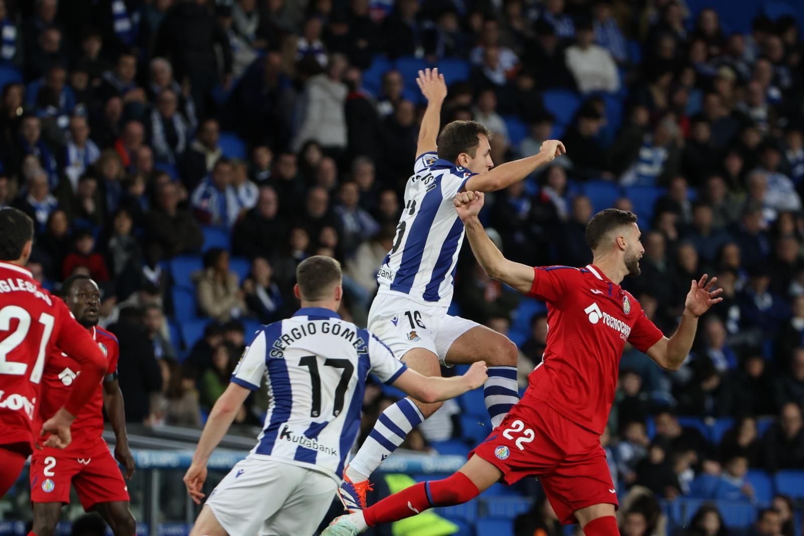 Las mejores imágenes del Real Sociedad 0 - Getafe 3