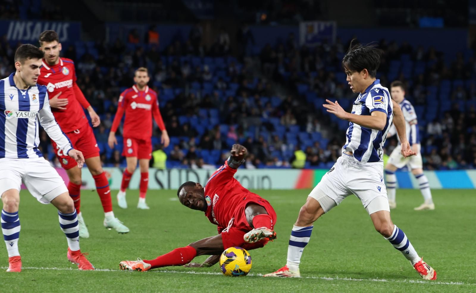 Las mejores imágenes del Real Sociedad 0 - Getafe 3