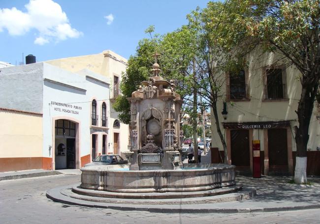 Fuente de los Conquistadores en Zacatecas