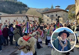 Un momento del acto de los jaoldunak.