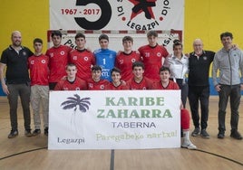 El equipo Karibe Zaharra, motivado para dar lo mejor de sí mismo este fin de semana en Bikuña.