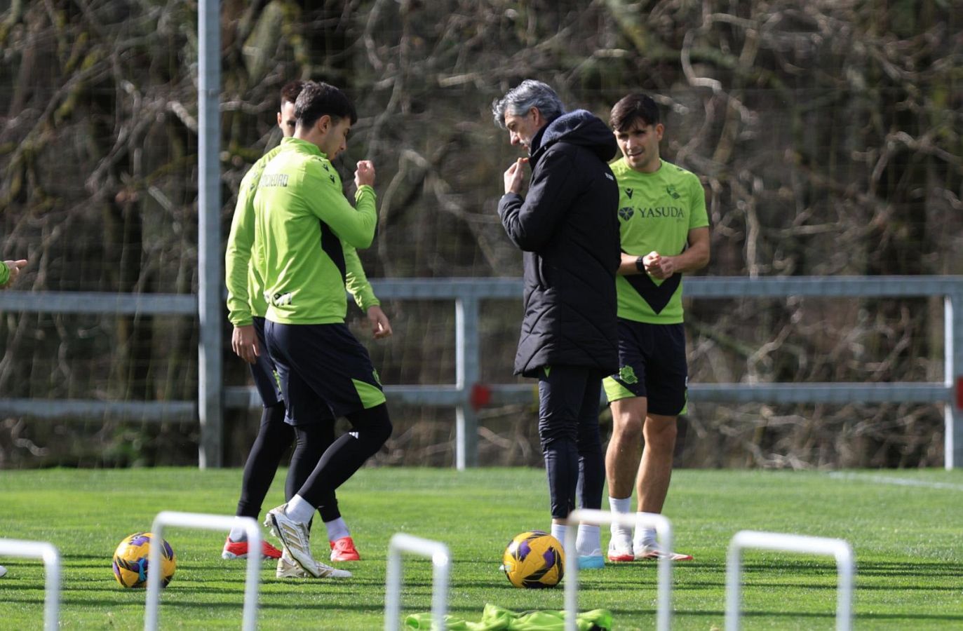 Imanol, con casi todos disponibles ante Osasuna