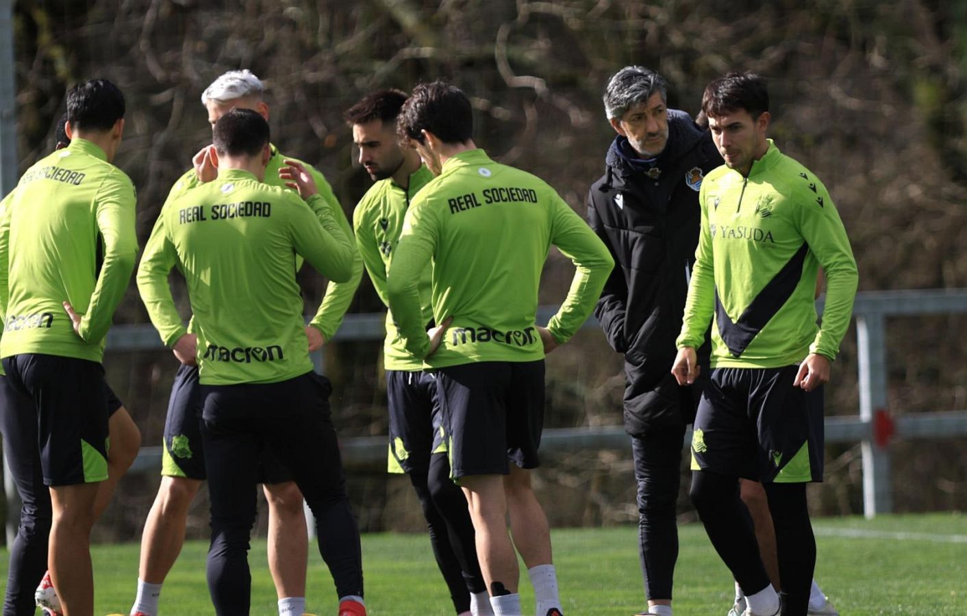 Imanol, con casi todos disponibles ante Osasuna