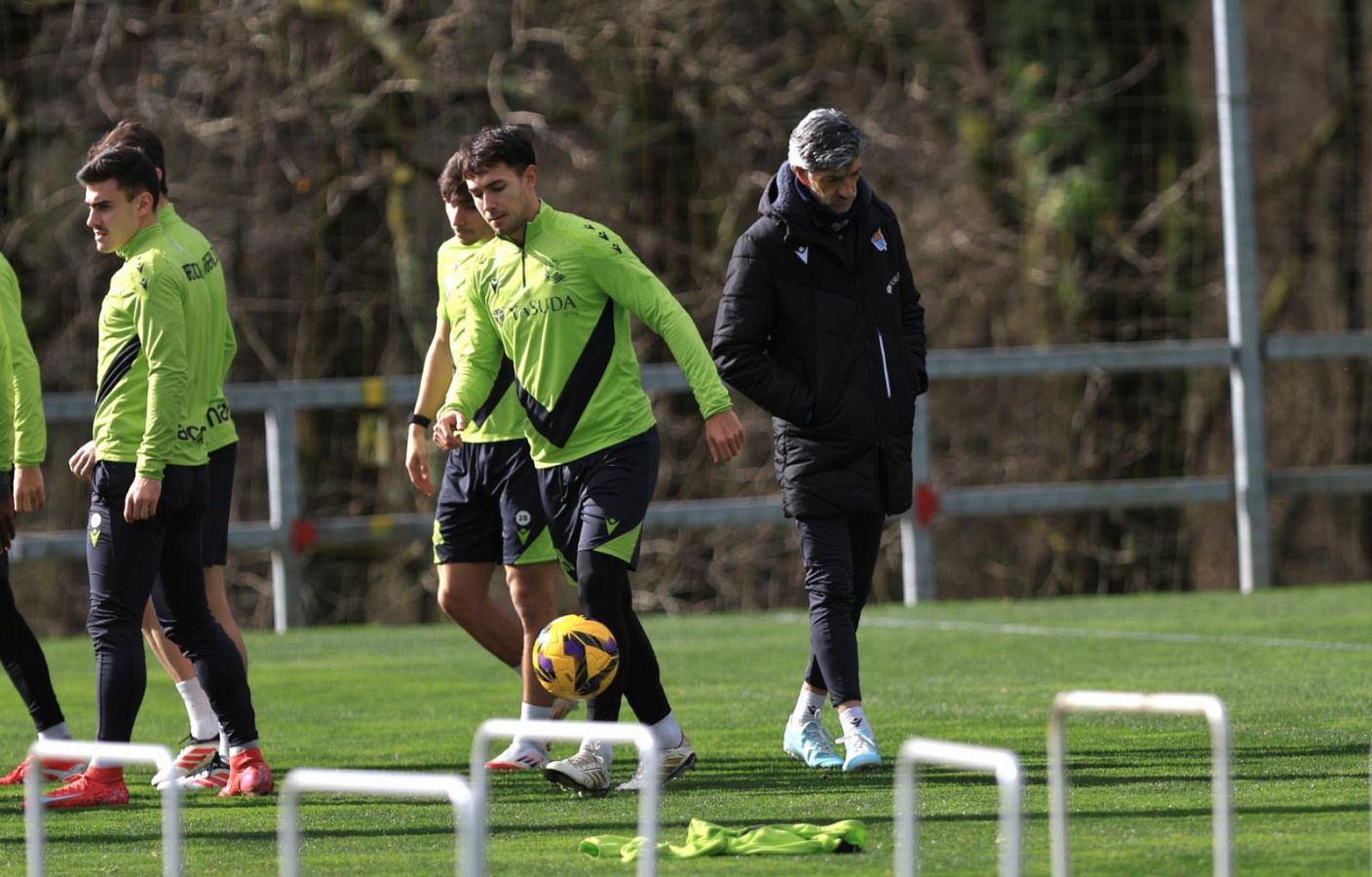 Imanol, con casi todos disponibles ante Osasuna