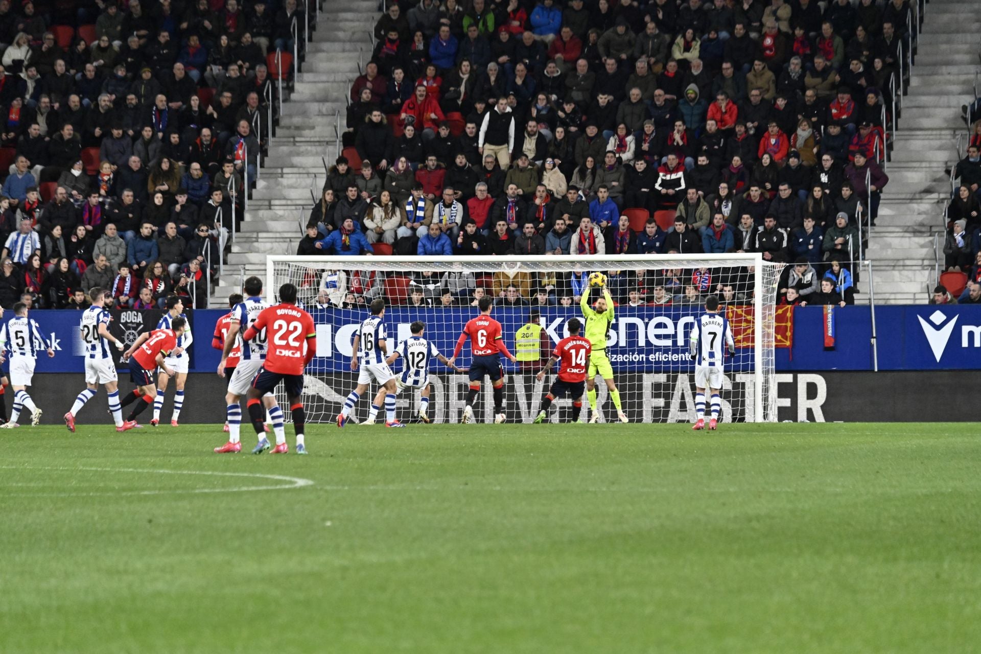 Las mejores imágenes del partido de El Sadar