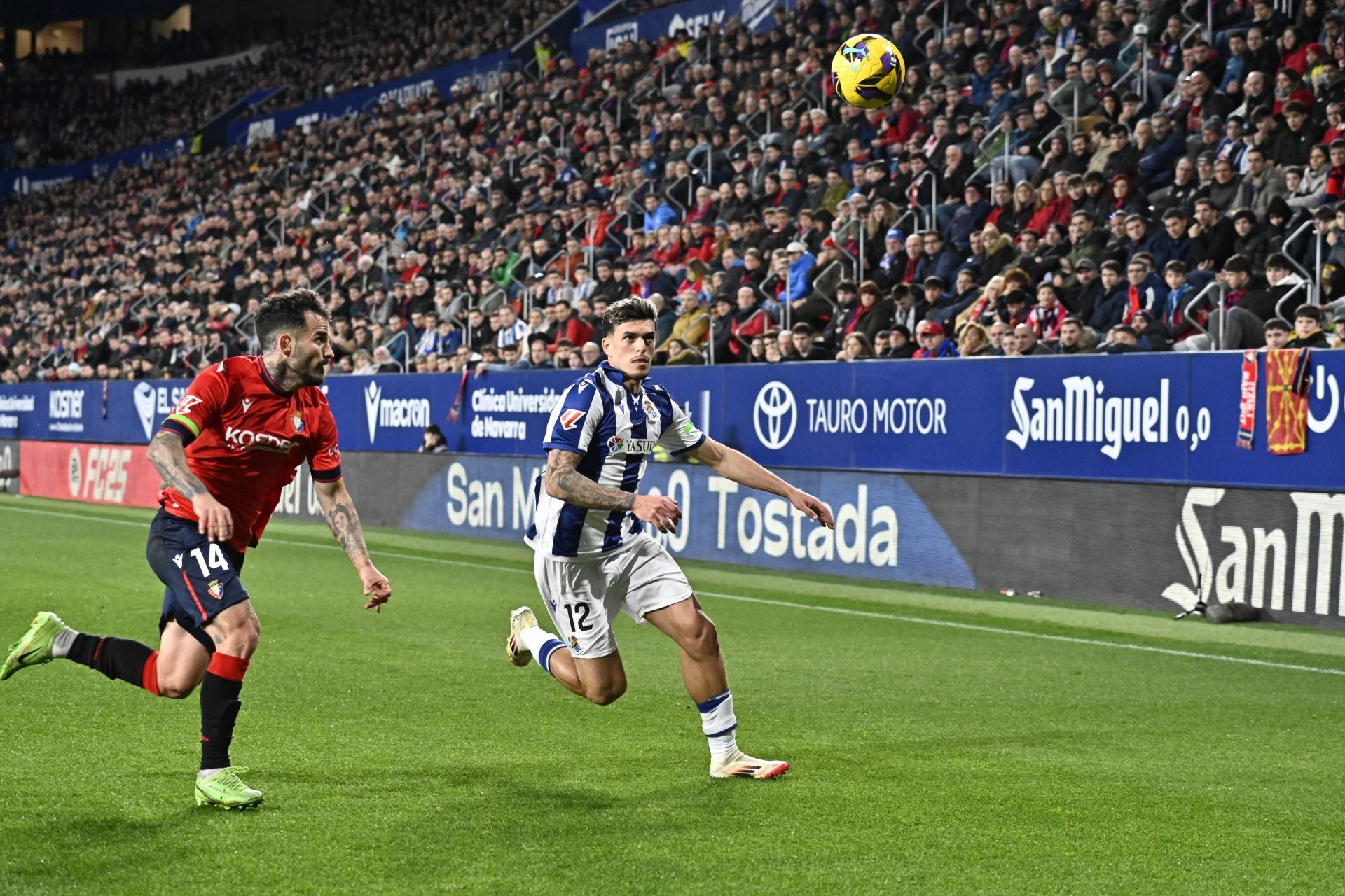 Las mejores imágenes del partido de El Sadar