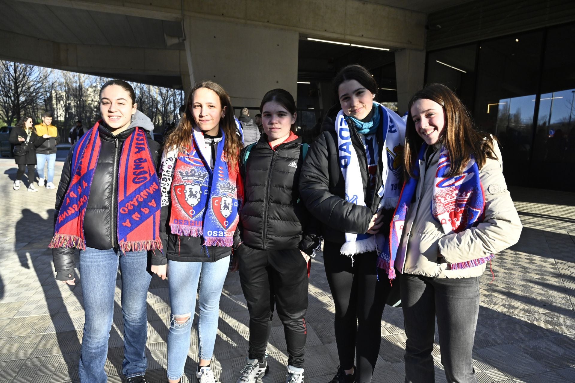 Así han recibido los aficionados a la Real en El Sadar