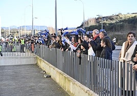 Así han recibido los aficionados a la Real en El Sadar