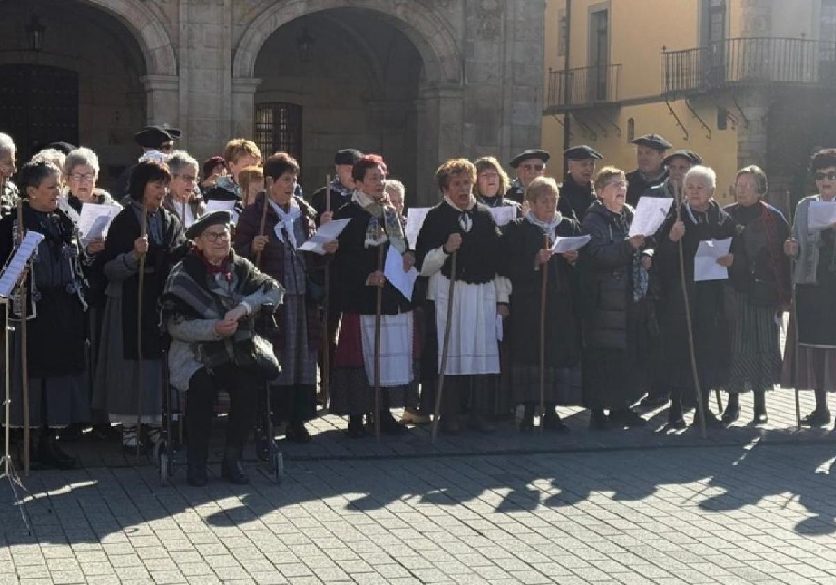 Coplas con el coro Aloña de Pake Leku por Santa Águeda