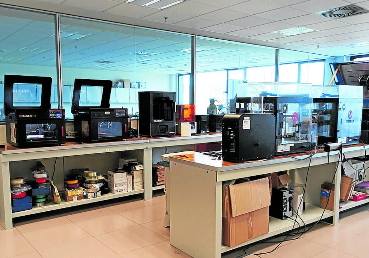 Imagen de uno de los laboratorios de Mondragon Unibertsitatea.