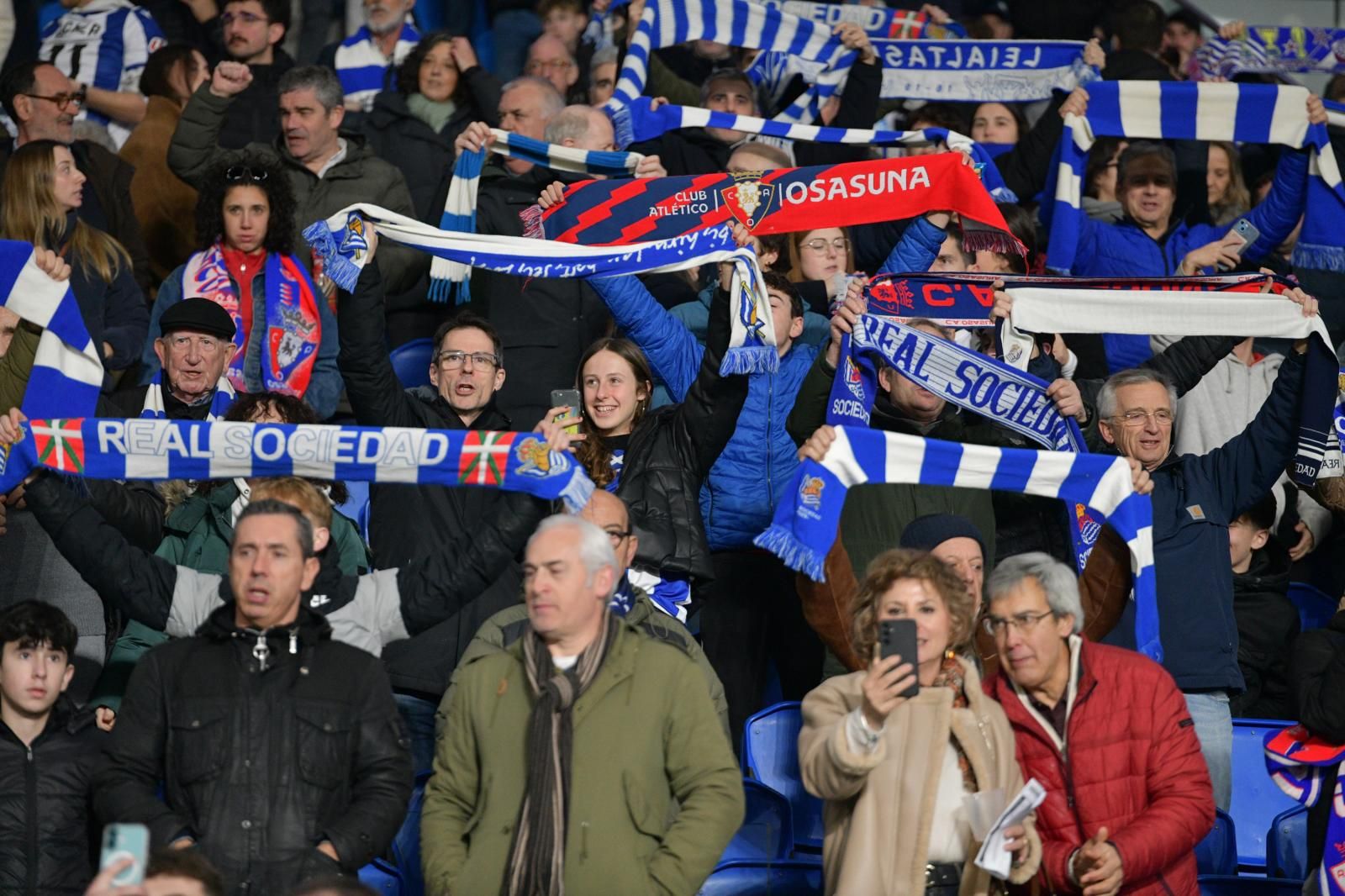 ¿Estuviste en el Reale Arena? Búscate en las gradas